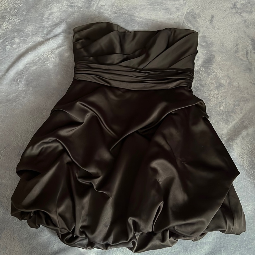 Black Strapless Dress